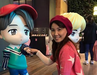 Yoo Na Kim visita a Casa BTS